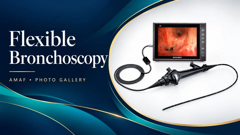 Flexible bronchoscopy — cover featuring the original photograph