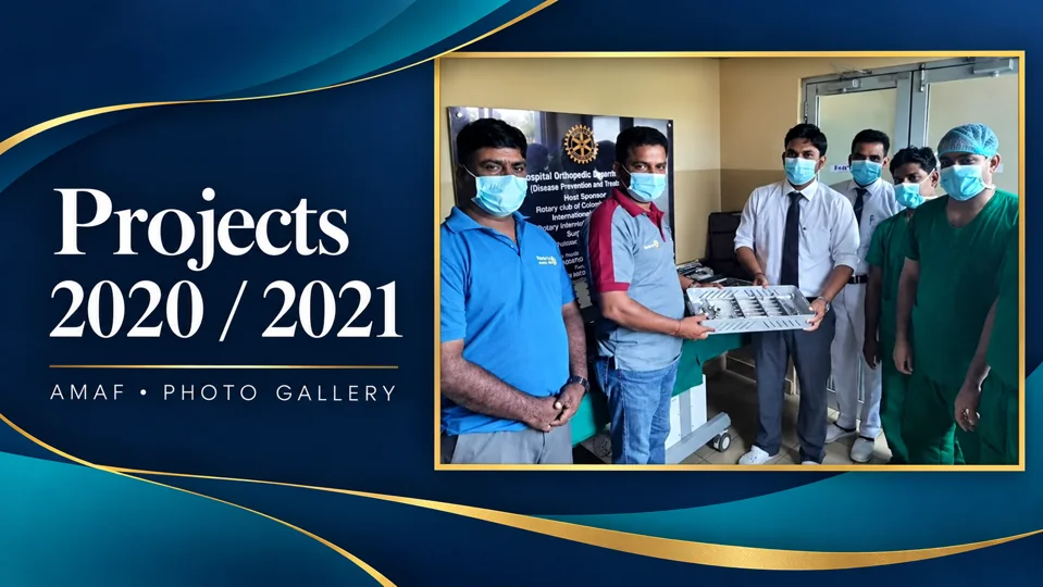 Projects Implemented in 2020/2021 — cover featuring the original photograph