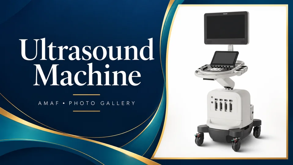 Ultrasound machine — cover featuring the original photograph