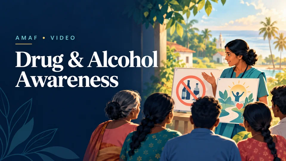 Awareness Program on Drug and Alcohol — illustrated cover