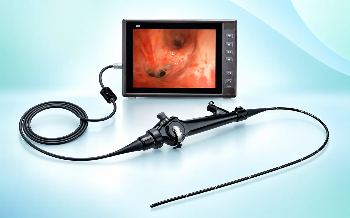 Flexible bronchoscopy — enhanced project image